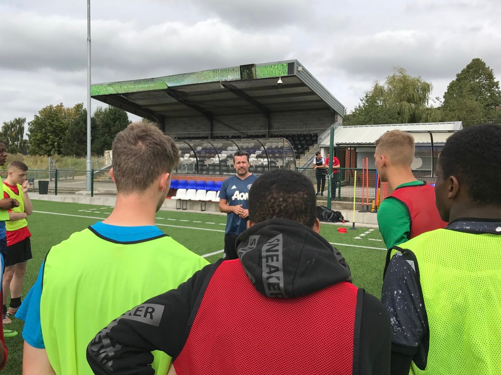 International Football Students attending an IOF camp in the UK