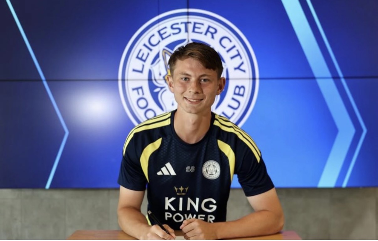 Former IOF Football Academy student Will Daniels and current Leicester City FC and Canada U19
